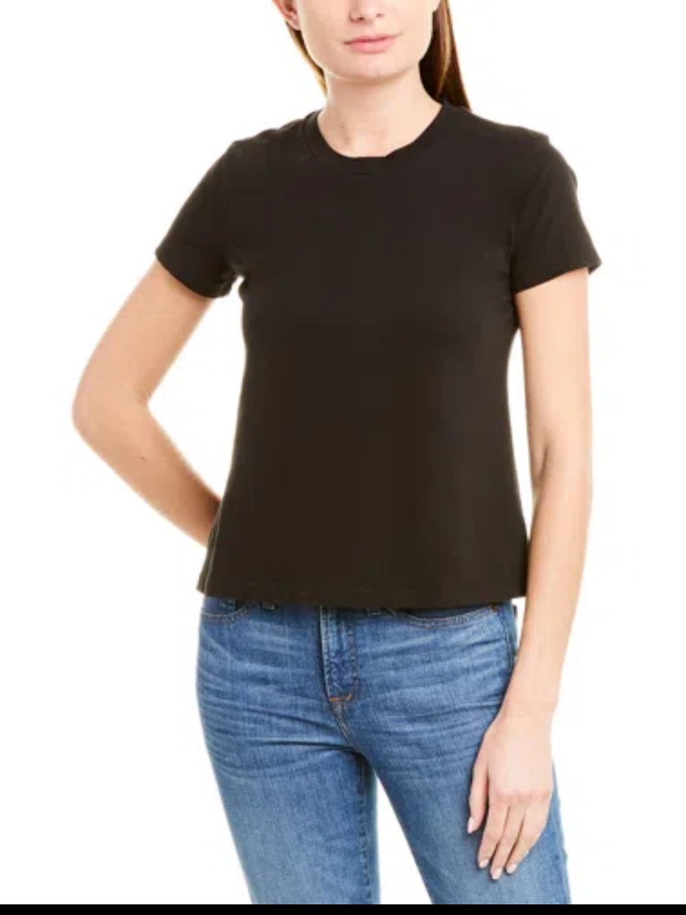 James Perse Vintage Boy Classic Crewneck Tee - Black size 1 (SM) NEW W/TAG